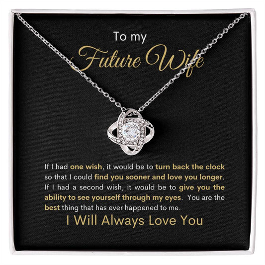 Future Wife Love Knot Necklace