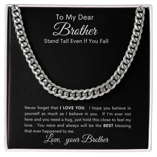 Brother | Cuban Link Chain | Black | Brother