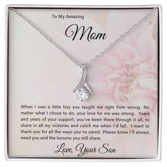 To Mom | Alluring Beauty Necklace | Son