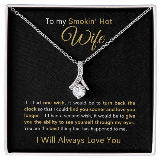 Smokin' Hot Wife | Alluring Beauty Necklace | Black