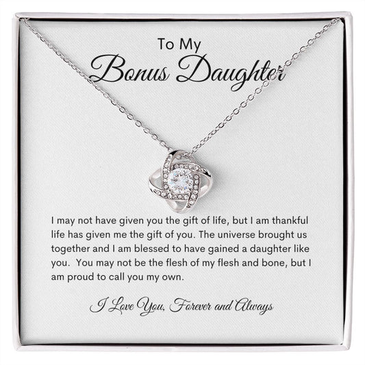 Bonus Daughter | Love Knot Necklace