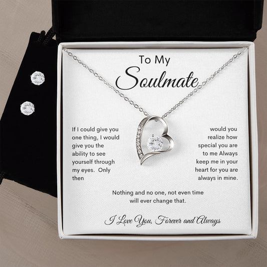 Soulmate | Forever Love Necklace and Earrings