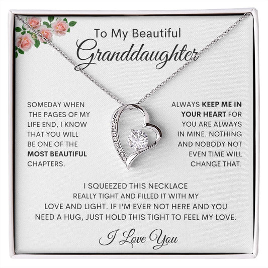 Beautiful Granddaughter | Forever Love Necklace