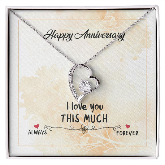 Happy Anniversary | Forever Love Necklace | Beige